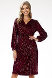 Glamorous Sequin Midi Dress with Long Sleeves for Any Occasion