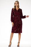 Glamorous Sequin Midi Dress with Long Sleeves for Any Occasion