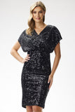 Dazzling Strapless Sequin Midi Dress for Elegant Occasions