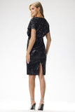 Dazzling Strapless Sequin Midi Dress for Elegant Occasions