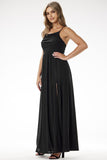 Glamorous Sequined Velour Evening Maxi Dress for Special Occasions