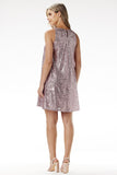 Dazzling Sequin Halter Mini Dress for Special Occasions
