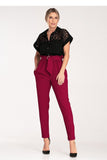 Elegant Button-Up Short-Sleeve Sheer Mottled Shirt