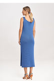 Elegant Midi Dress and Bolero Set with Decorative Bow