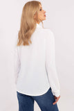 Elegant Women's Button-Up Shirt with Decorative Bows
