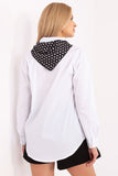 Elegant Women's Classic Shirt with Removable Scarf
