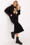 Cozy Women's Hooded Sweatshirt with Cute Teddy Bear Patches