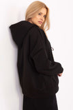 Cozy Women's Hooded Sweatshirt with Cute Teddy Bear Patches