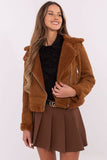 Chic Women's Sheepskin Jacket for Cold Weather Outings