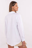 Elegant Women's Classic Shirt with Detachable Brooches