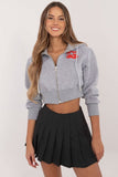 Cozy Women's Casual Sweatshirt with Hood and Pockets
