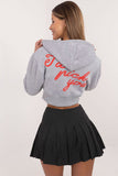 Cozy Women's Casual Sweatshirt with Hood and Pockets