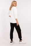 Chic Teddy Bear Print Sweatshirt & Pants Set for Cozy Days