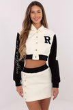 Chic Women's Casual Set with Stylish Blouse and Skirt