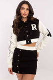Chic Women's Casual Set with Unique Embroidery & Patches