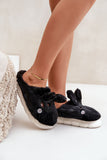 Cozy Rabbit Motif Furry Slippers for Ultimate Comfort