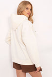 Charming Women's Hoodie with Teddy Bear Patches & Kangaroo Pocket