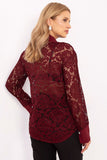 Elegant Women's Lace Shirt for Timeless Style & Comfort