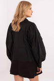 Elegant Women's Classic Shirt with Detachable Brooch