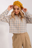 Elegant Smooth Beret with Delicate Antenna Detail