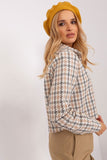 Elegant Smooth Beret with Delicate Antenna Detail