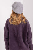 Elegant Smooth Beret with Delicate Antenna Detail