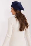 Elegant Smooth Beret with Charming Antenna Detail