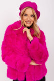 Elegant Smooth Beret with Delicate Antenna Detail