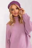 Chic Smooth Beret with Elegant Antenna Detail