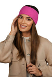 Elegant Raspberry Ribbed Women's Headband for Any Occasion