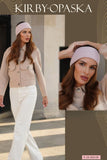 Stylish Pink Striped Headband for Women - Versatile Accessory