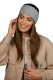 Elegant Gray Striped Lady's Headband for Any Occasion
