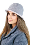 Elegant Winter Houndstooth Hat for Women - Cozy & Stylish