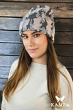 Trendy Camouflage Pink Winter Hat for Stylish Young Adults