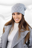 Soft Anti-Allergic Pepita Checkered Cap for Sensitive Skin