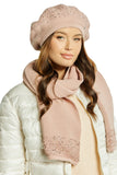 Sparkling Sequin Beret with Cozy Fleece Lining for Winter