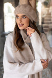 Sparkling Sequin Beret with Fleece Lining for Autumn Elegance