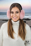 Fashionable Pink Faux Fur Earmuffs for Winter Warmth