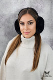 Stylish Foldable Earmuffs with Eco-Fur Lining for Winter