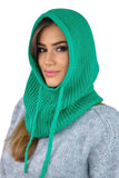Fashionable Green Hood Balaclava for Stylish Warmth
