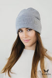 Cozy Gray Beanie Hat for Stylish Autumn-Winter Looks