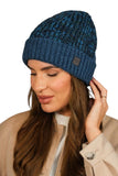 Colorful Youth Hat with Turquoise Cuff & Lurex Shine