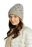Trendy Colorful Youth Beanie with Cuff & Lurex Shimmer