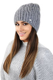 Cozy Polar Fleece Winter Hat with Stylish Pattern