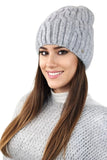 Cozy Polar Fleece Winter Hat with Stylish Knit Design