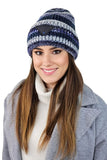 Stylish Women's Winter Hat with Alpaca Blend & Sequins