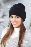 Cozy Alpaca Winter Hat with Cuff - Soft and Stylish