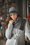 Elegant Women's Graphite Houndstooth Hat with Bow & Studs