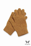 Mustard Wool Gloves - Classic Comfort for Cold Days