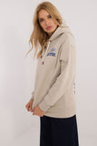 Trendy Women's Hooded Sweatshirt with Stylish Prints